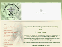 Tablet Screenshot of fatherpeytoncentre.ie